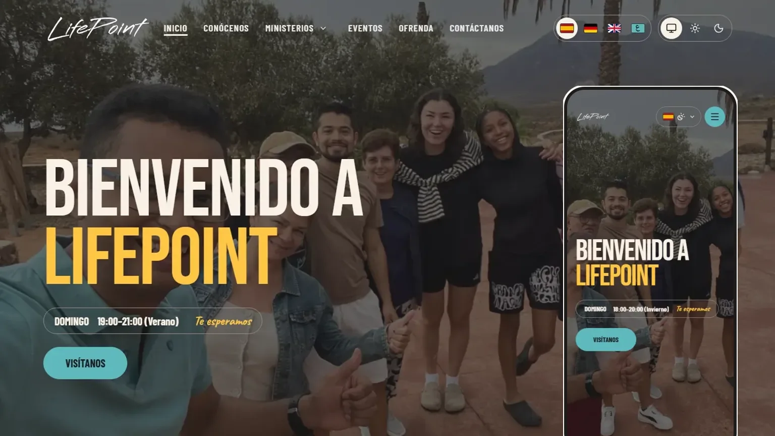 The Lifepoint Church website