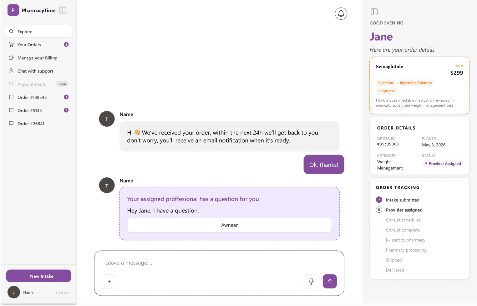 Patient experience