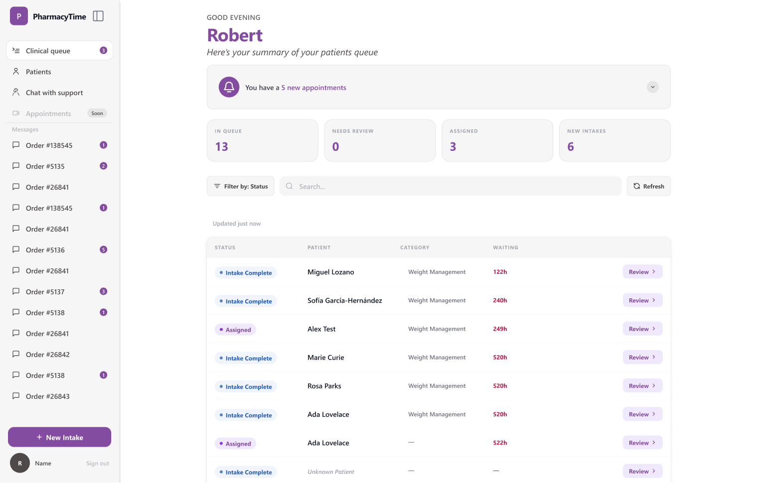 Provider portal