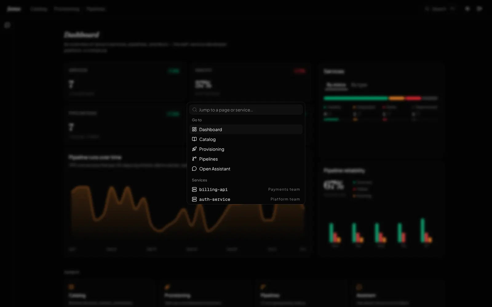 Command palette