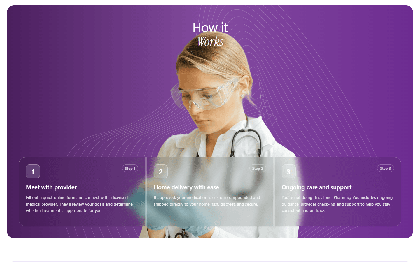 Three-step care journey
