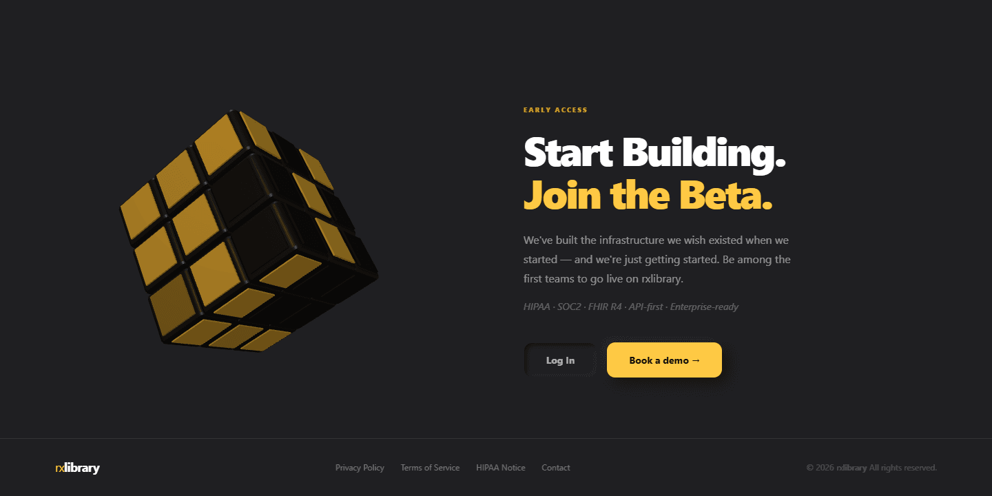 Call to action and footer